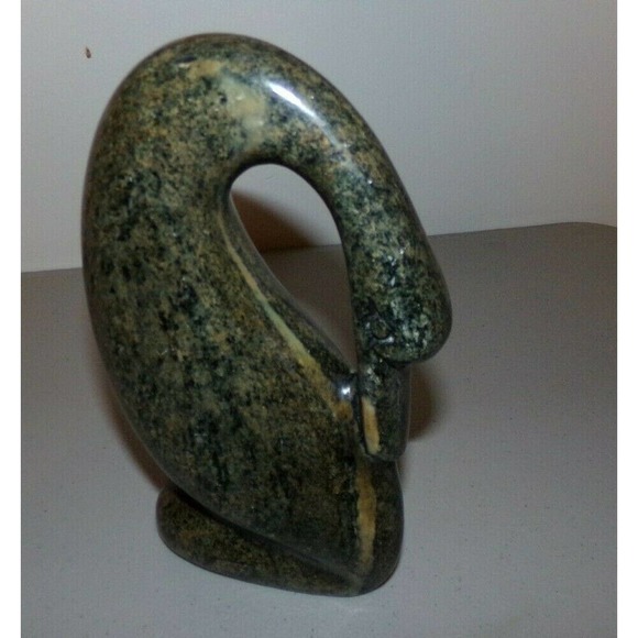 Carved stone duck large - Picture 2 of 4